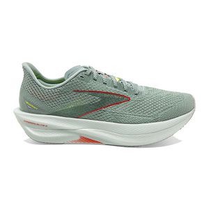 Brooks Hyperion Elite 3 Road Running Shoes - Mens, Green/Orange | IE-NQS195407